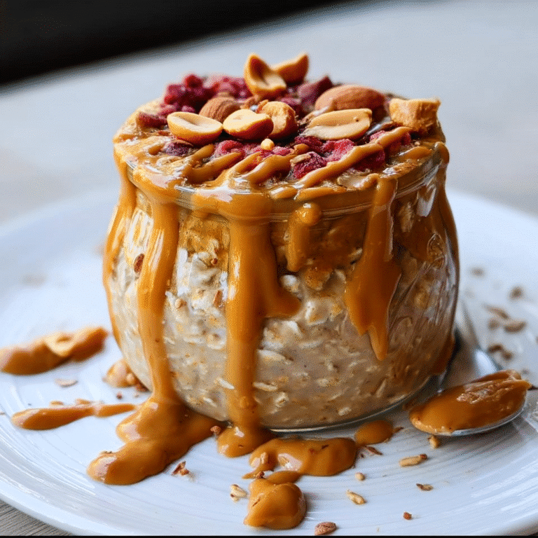 Peanut Butter Overnight Oats