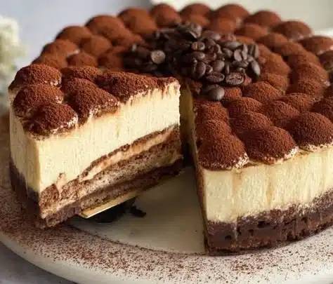 Ultimate Tiramisu Cheesecake with creamy layers and coffee flavors