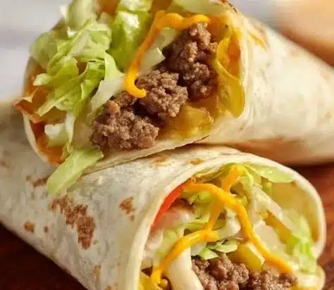 Big Mac Wraps 14 Delicious Big Mac Wrap showcasing classic ingredients in a convenient wrap format.