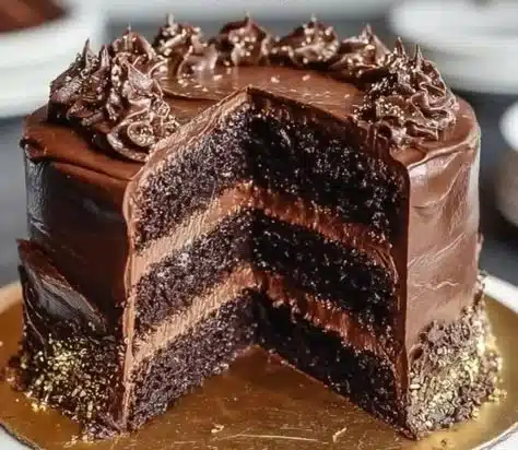 Delicious Matilda Chocolate Cake with rich chocolate frosting